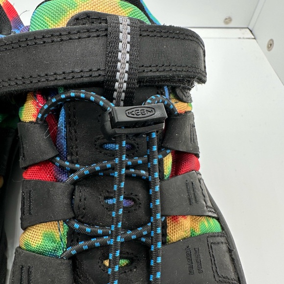 KEEN Newport H2 Black Tye Die Kids Water Shoes Size 3 - Picture 4 of 11
